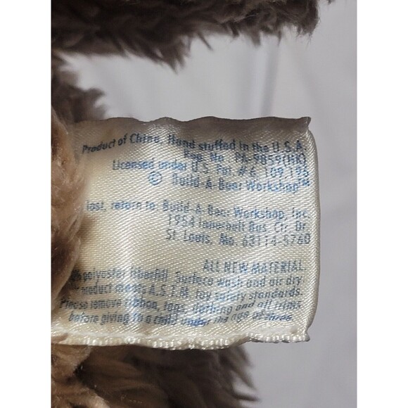 Build A Bear Workshop Brown Bear Soft Plush 15" Stuffed Animal - Picture 6 of 11
